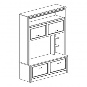 Шкаф многоцелевой №188 "Лючия" Дуб оксфорд серый в Карталах - kartaly.ok-mebel.com | фото 2