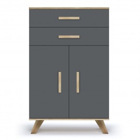 Шкаф низкий Вега Скандинавия в Карталах - kartaly.ok-mebel.com | фото 6