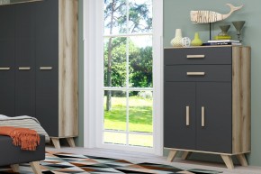 Шкаф низкий Вега Скандинавия в Карталах - kartaly.ok-mebel.com | фото 8