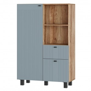 Шкаф Олива ШК-16 (Дуб каньон/MF11 Шарли бриз) в Карталах - kartaly.ok-mebel.com | фото