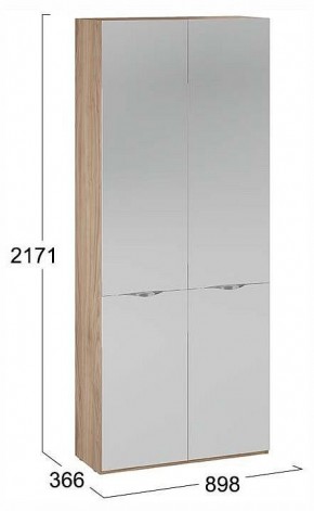 Шкаф платяной Глосс СМ-319.07.014 в Карталах - kartaly.ok-mebel.com | фото 4