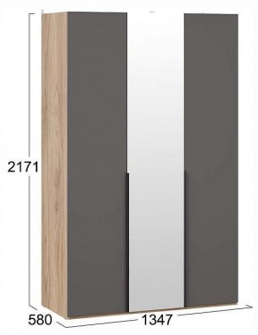 Шкаф платяной Порто СМ-393.07.112 в Карталах - kartaly.ok-mebel.com | фото 3