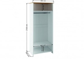 Шкаф платяной Теодора в Карталах - kartaly.ok-mebel.com | фото 3