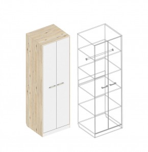 Шкаф "Милана" 2-х створчатый с полками в Карталах - kartaly.ok-mebel.com | фото 2