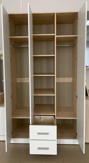 Шкаф "Милана" 3-х створчатый с 2 ящиками по центру в Карталах - kartaly.ok-mebel.com | фото 2