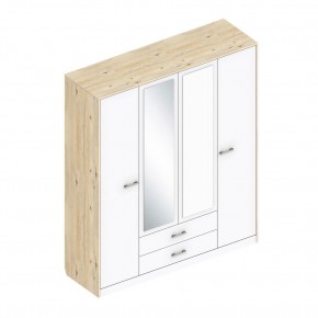 Шкаф "Милана" 4-х створчатый в Карталах - kartaly.ok-mebel.com | фото