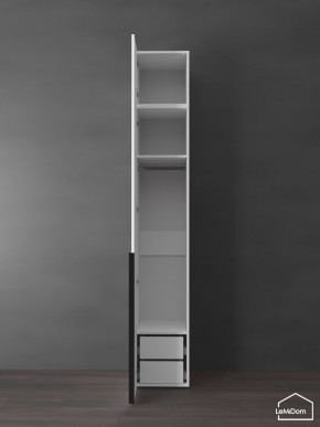 Шкаф с антресолью Linnea MHR-1A-3 2450х400х510 (Белый-М 11.1.2) в Карталах - kartaly.ok-mebel.com | фото 5