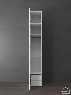 Шкаф с антресолью Linnea MHR-1POA-3 2450х400х510 (Белый-М 11.1.2) в Карталах - kartaly.ok-mebel.com | фото 5