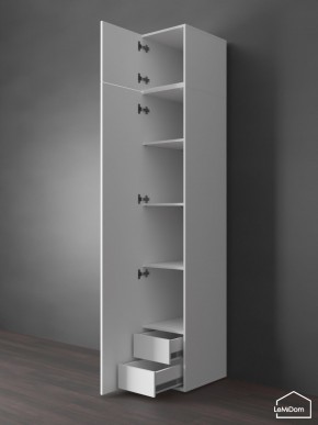 Шкаф с антресолью Linnea MHR-1POA-4 2450х400х510 (Белый-М 11.1.2) в Карталах - kartaly.ok-mebel.com | фото 5