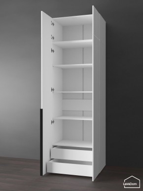 Шкаф с антресолью Linnea MHR-2A-4 2450х800х510 (Белый-М 11.1.2) в Карталах - kartaly.ok-mebel.com | фото 5