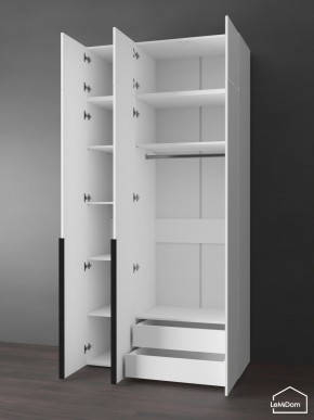 Шкаф с антресолью Linnea MHR-3A-2 2450х1200х510 (Белый-М 11.1.2) в Карталах - kartaly.ok-mebel.com | фото 5