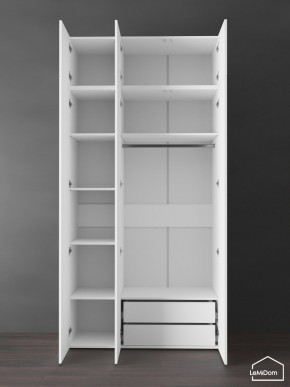 Шкаф с антресолью Linnea MHR-3POA-2 2450х1200х510 (Белый-М 11.1.1) в Карталах - kartaly.ok-mebel.com | фото 6
