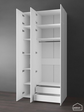 Шкаф с антресолью Linnea MHR-3POA-2 2450х1200х510 (Белый-М 11.1.2) в Карталах - kartaly.ok-mebel.com | фото 5