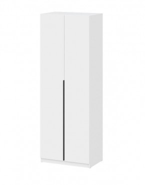 Шкаф ШК-5 + 4 полки (800) Белый текстурный в Карталах - kartaly.ok-mebel.com | фото 3