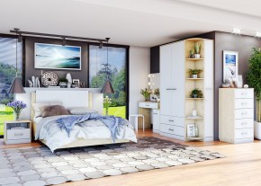 Шкаф-стеллаж "Милана" ЛЕВЫЙ в Карталах - kartaly.ok-mebel.com | фото 3