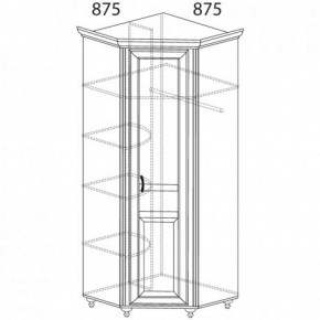 Шкаф угловой №862 "Ралли" (Угол 875*875) в Карталах - kartaly.ok-mebel.com | фото 2