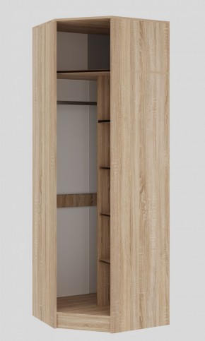 БЕАТРИС Шкаф Угловой (Дуб Сонома/Белый глянец) в Карталах - kartaly.ok-mebel.com | фото 2