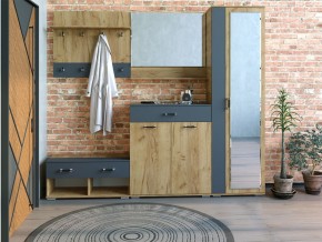 Шкаф ун-й с зеркалом НКМ Бостон Секция 5 в Карталах - kartaly.ok-mebel.com | фото 2