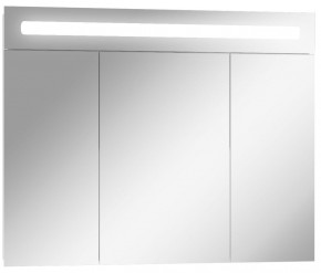 Шкаф-зеркало Аврора 90 с подсветкой LED Домино (DV8011HZ) в Карталах - kartaly.ok-mebel.com | фото 1