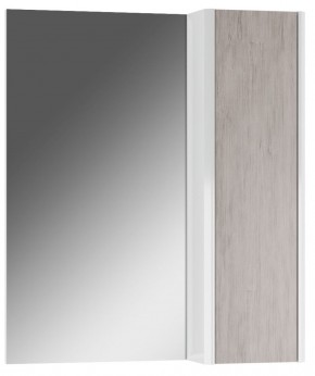 Шкаф-зеркало Uno 60 Дуб серый левый/правый Домино (DU1503HZ) в Карталах - kartaly.ok-mebel.com | фото 1