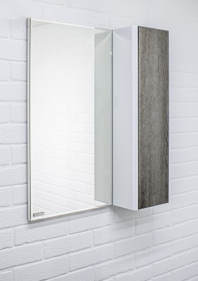 Шкаф-зеркало Uno 60 Дуб серый левый/правый Домино (DU1503HZ) в Карталах - kartaly.ok-mebel.com | фото 9