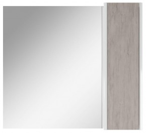 Шкаф-зеркало Uno 80 Дуб серый левый/правый Домино (DU1504HZ) в Карталах - kartaly.ok-mebel.com | фото 5
