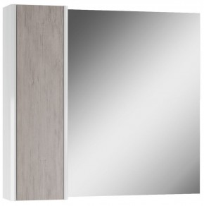 Шкаф-зеркало Uno 80 Дуб серый левый/правый Домино (DU1504HZ) в Карталах - kartaly.ok-mebel.com | фото 6
