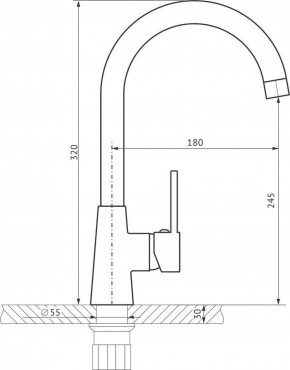 Смеситель MS-014 в Карталах - kartaly.ok-mebel.com | фото 2