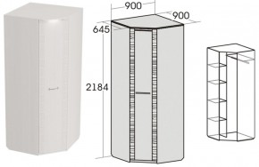 Спальный гарнитур Элана (модульная) Бодега белая в Карталах - kartaly.ok-mebel.com | фото 12