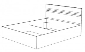 Спальный гарнитур Ненси (Венге/Белый глянец) в Карталах - kartaly.ok-mebel.com | фото 3