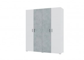 Спальный гарнитур NOVA (модульный) белый/бетон в Карталах - kartaly.ok-mebel.com | фото 5