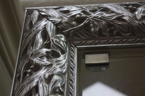 Спальный гарнитур Тиффани Premium черная/серебро в Карталах - kartaly.ok-mebel.com | фото 4