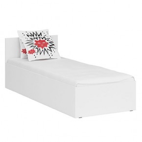 Стандарт Кровать 0800, цвет белый, ШхГхВ 83,5х203,5х70 см., сп.м. 800х2000 мм., без матраса, основание есть в Карталах - kartaly.ok-mebel.com | фото