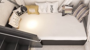 Стандарт Кровать 0900, цвет венге, ШхГхВ 93,5х203,5х70 см., сп.м. 900х2000 мм., без матраса, основание есть в Карталах - kartaly.ok-mebel.com | фото 6