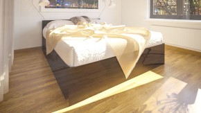 Стандарт Кровать 1600, цвет венге, ШхГхВ 163,5х203,5х70 см., сп.м. 1600х2000 мм., без матраса, основание есть в Карталах - kartaly.ok-mebel.com | фото 6