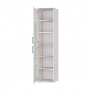 Стеклопенал Флоренция (ясень белый) в Карталах - kartaly.ok-mebel.com | фото 2