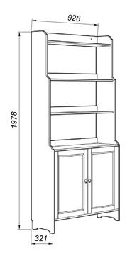 Стеллаж 20 Вествик, массив сосны, цвет белый в Карталах - kartaly.ok-mebel.com | фото 2