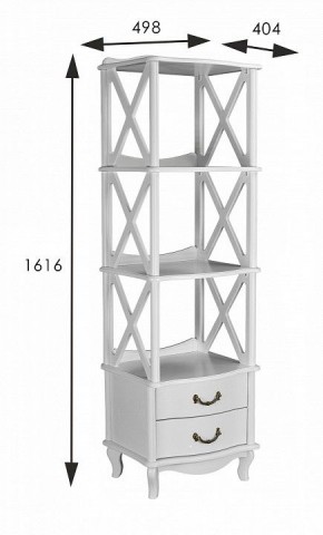 Стеллаж комбинированный Джульетта Л в Карталах - kartaly.ok-mebel.com | фото 4