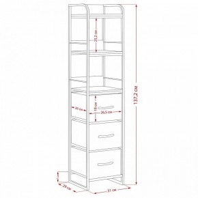 Стеллаж комбинированный Ноа в Карталах - kartaly.ok-mebel.com | фото 11