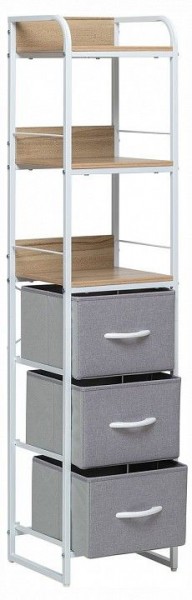 Стеллаж комбинированный Ноа в Карталах - kartaly.ok-mebel.com | фото 4