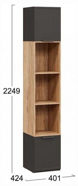 Стеллаж комбинированный Стелла в Карталах - kartaly.ok-mebel.com | фото 4