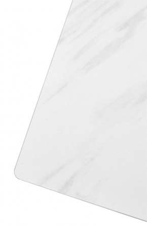 Стол FONDI 180 MARBLES KL-99 Белый мрамор матовый, итальянская керамика/ черный каркас, ®DISAUR в Карталах - kartaly.ok-mebel.com | фото 6