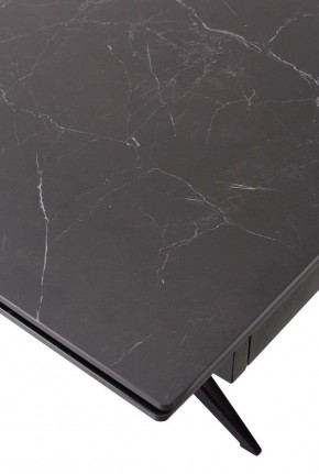 Стол FORIO 160 MATT BLACK MARBLE SOLID CERAMIC / BLACK, ®DISAUR в Карталах - kartaly.ok-mebel.com | фото 9