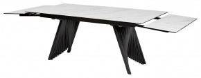 Стол IVAR 180 MARBLES KL-99 Белый мрамор, итальянская керамика/серый, ®DISAUR в Карталах - kartaly.ok-mebel.com | фото 10
