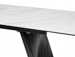 Стол IVAR 180 MARBLES KL-99 Белый мрамор, итальянская керамика/серый, ®DISAUR в Карталах - kartaly.ok-mebel.com | фото 8