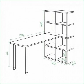 Стол компьютерный Bartolo в Карталах - kartaly.ok-mebel.com | фото 2