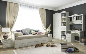 KI-KI СТД1070.1 Стол письменный (белый/белое дерево) в Карталах - kartaly.ok-mebel.com | фото 3