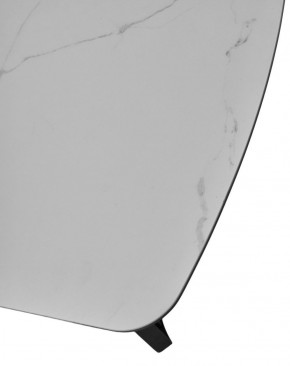 Стол RASMUS 160 TL-45 Белый мрамор, испанская керамика / черный каркас, ®DISAUR в Карталах - kartaly.ok-mebel.com | фото 6