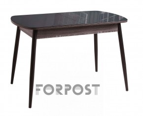 Стол раздвижной со стеклянной столешницей (BLACK, WHITE) в Карталах - kartaly.ok-mebel.com | фото 1