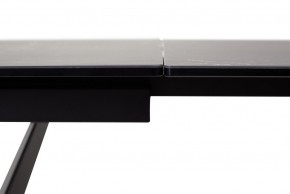Стол RIETI 200 NERO KL-116 Черный мрамор матовый, итальянская керамика/ черный каркас, ®DISAUR в Карталах - kartaly.ok-mebel.com | фото 3